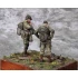 1/35 1 Lieutenant and US Army Airborne, D-Days 1944 (2 figures)