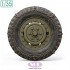 1/35 Weighted Wheels & Tracks with Chains for US M16 MGMC for AFV Club (3D Printed Kit)