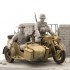 1/16 Zundapp KS-750 with Sidecar & Troopers (1 kit w/2 figures)