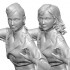 1/16 German Pzkpfw IV Female Tank Gunner for Trumpeter kits
