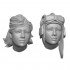 1/16 WWII Russian Tank Crew Head Set (5pcs)
