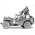 1/16 WWII US Army 1/4 Ton 4X4 Truck Resin Kit with Driver & Gunner