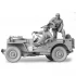 1/16 WWII US Army 1/4 Ton 4X4 Truck Resin Kit with Driver & Gunner