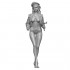 1/24 Military Pin Up Girl - Linda In A Peaked Cap