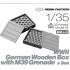 1/35 WWII German Wooden Box with M39 Grenade