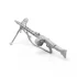 1/16 WWII German Machine Gun MG42 w/Anti-aircraft Ring Sight