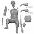 1/35 WWII US Army Cal.50 Gunner (3D printed kit)