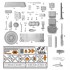 1/16 WWII SAS 1/4 ton Patrol Car 2 Conversion set for Takom kits