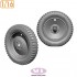 1/16 WWII German Sd.kfz.250/1 Weighted Front Wheels