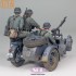 1/16 WWII German KS750 Motorcycle with Sidecar and Troopers