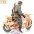 1/16 WWII German R75 Motorcycle Trooper for Freedom Model kit