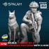 1/72 Ukraininan Partisan with a Dog 
