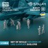 1/350 USS Aircraft Carrier Sailors (70 Figures)