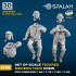 1/35 Modern Tank Crew for T-64 T-72 T-80 T-90 (3pcs)