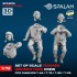 1/72 Modern Tank Crew for T-64/T-72/T-80/T-90 (3 Figures)