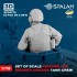 1/72 Modern M1 Abrams Tank Crew (3 Figures)