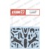 1/12 YZF-R1M Carbon Decal for Tamiya kits
