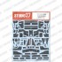 1/20 F1-2000 Carbon Decal for Tamiya kits