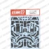 1/24 F1 GTR [Short Tail] Carbon Decal for Fujimi kits