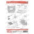 1/24 NSX Carbon Decal for Tamiya #24344 kit