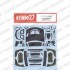 1/24 LANCER Evolution VI Carbon Decal for Tamiya kits