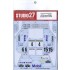 1/24 Toyota Celica GT-FOUR (ST165) Sweden 1989/1991/1992 Decals for Aoshima kit