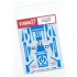 1/24 Ferarri 308GTB "Pioneer" #12 Tour de France Auto 1982 Decals for Revell #07302/07316