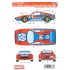 1/24 Ferarri 308GTB "Pioneer" #12 Tour de France Auto 1982 Decals for Revell #07302/07316