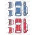 1/24 Super Delta HF Integrale Evoluzione/EvoluzioneII Dress Up Decal for Hasegawa