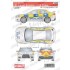 1/24 Lancer Evolution X UK Police Decal for Aoshima kits