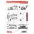 1/24 87C #36 Test car 1987 Decal for Hasegawa kits