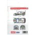 1/24 Ford Focus RS WRC "Stobart" MONTE-CARLO 2006 Decals for Tamiya kit