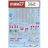 1/24 Ford GT #44 FIAGT1 2009 Decals for Simil'R kit #141002