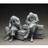 1/35 WWII Red Army Artillerymen at Rest 1941-1945 (2 figures & 5x 120mm mortar ammo boxes)