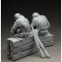 1/35 WWII Red Army Artillerymen at Rest 1941-1945 (2 figures & 5x 120mm mortar ammo boxes)