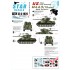 1/35 Decals for US 761st Tank Battalion "Black Panthers'"M4A3 (76mm) Sherman in NW Europe