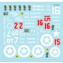 1/35 Decals for US 70th Tank Battalion on Utah Beach - M4 , M4 Dozer, M4A1 DD Sherman