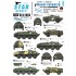 1/35 Decals for Soviet & Russian Naval Infantry #2-BTR-60PB/70,BRDM-2,BRDM-2 Konkurs,PTS-M