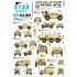 1/35 Desert Storm #3 British Patrol AFVs in the Gulf 1990-91 Ferret Fuchs NBC Land Rover