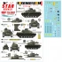 Decals for 1/72 Vietnam ARVN # 1. M24 Chaffee, M41 Walker Bulldog and M48A3 Patton