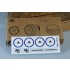 1/24 16" SB-RG Wheels set (4pcs, rims, rubber tyres & decals)