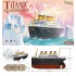 Titanic Q Ship (L: 150mm, H: 90mm, W: 48mm) w/Seal & Iceberg Scene