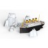 Titanic Q Ship (L: 150mm, H: 90mm, W: 48mm) w/Seal & Iceberg Scene