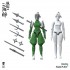 1/24 Ninja Girl Midori (Height: 70mm)