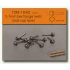 0.7mm Ball Cap Type Hex Flange Rivets (20pcs)