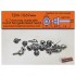0.7mm Hex Rivets with Round Flange & Raised Head (20pcs) - Perfect on Cam Cover