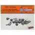 0.8mm Hex Rivets with Round Flange & Raised Head (20pcs) - Perfect on Cam Cover