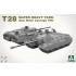 1/35 T28 and M28A1/A2 Tanks (2 kits) with Guide Book