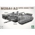 1/35 T28 and M28A1/A2 Tanks (2 kits) with Guide Book