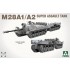 1/35 T28 and M28A1/A2 Tanks (2 kits) with Guide Book